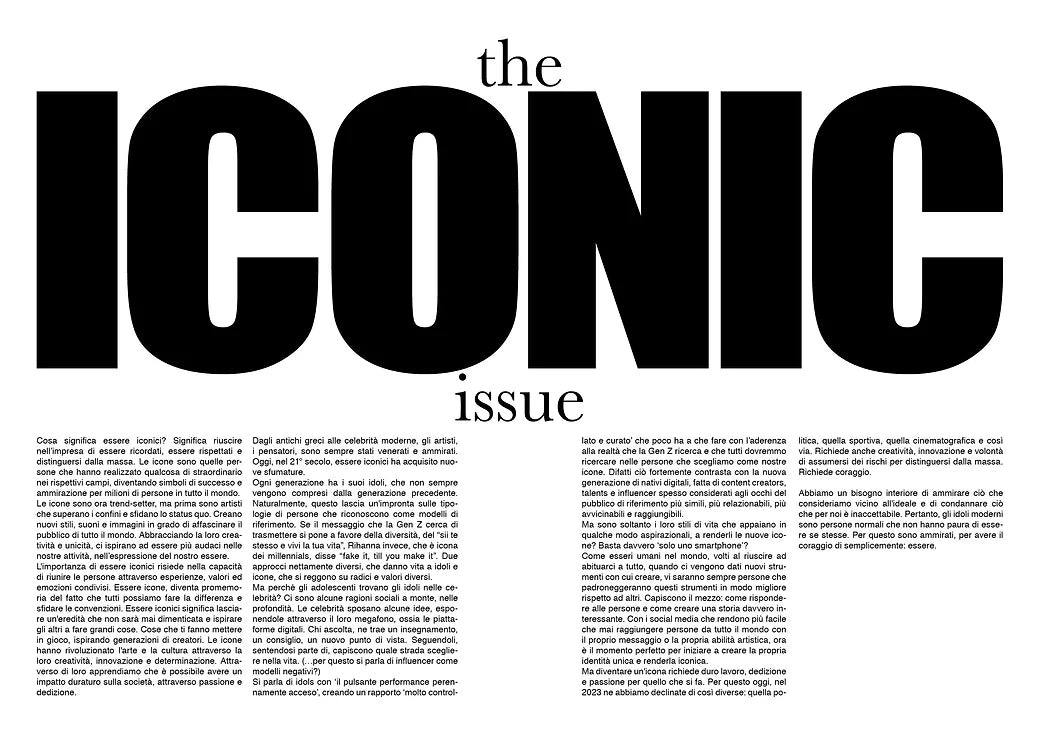 ISSUE XII / ICONIC